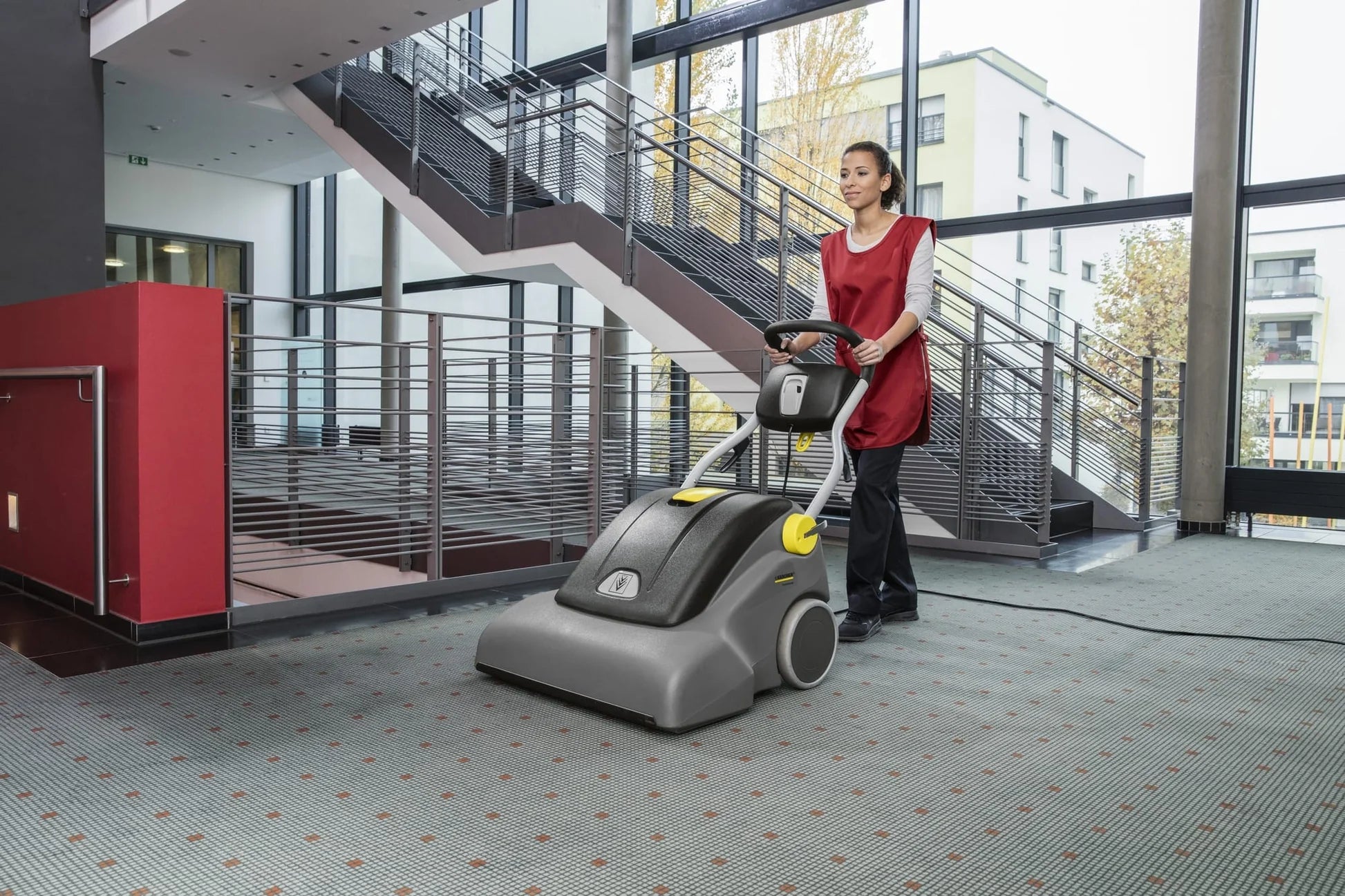 Karcher CV 66/2 Upright Brush-Type Vacuum Cleaner - Wide Area
