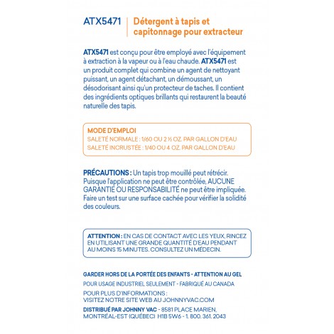 Attax Pro Carpet Extractor Detergent (1 L) – Pack Of 6 image 1