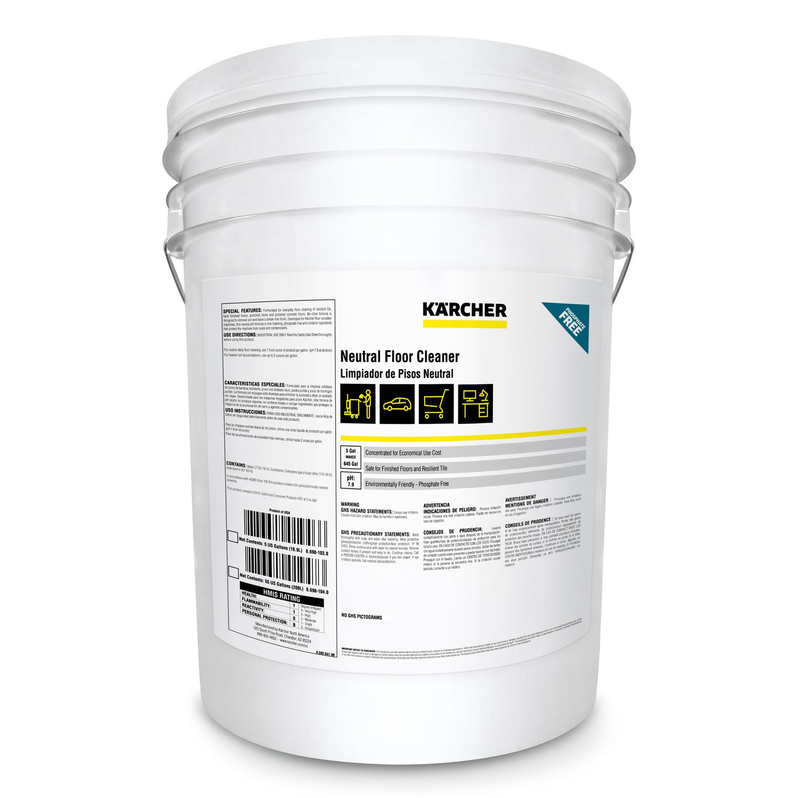 Karcher 4X1 Gallon Neutral Floor Cleaner image 0