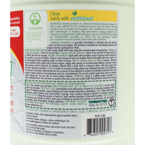 Safeblend Neutralizer Salt And Calcium - Ecologo (4 L) - Pack Of 4 image 2
