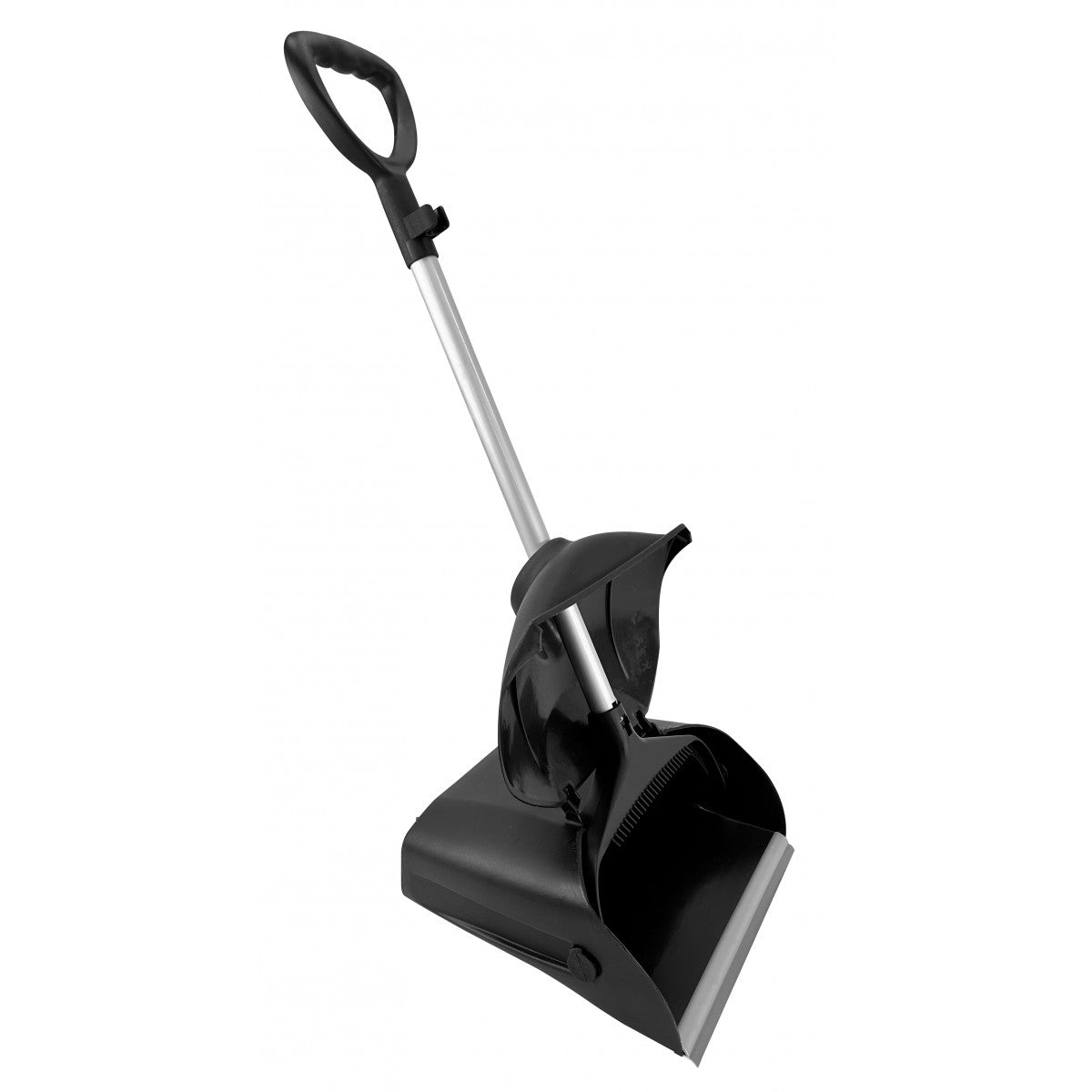 Dustpan With Wheels – Long Handle And Lid For Easy Cleaning image 0