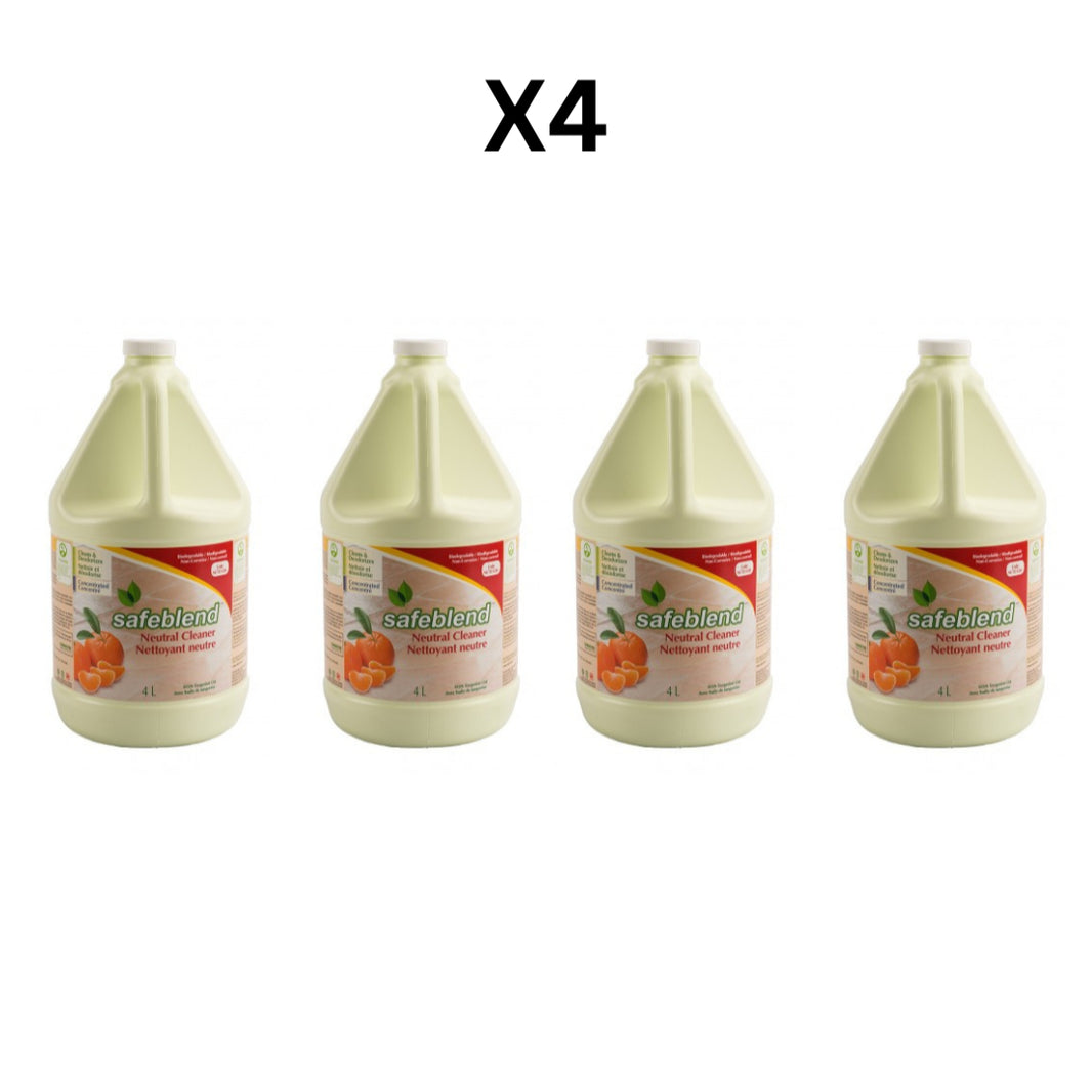 Safeblend Concentrated Neutral Cleaner (1.06 GAL) - Pack Of 4 image 0