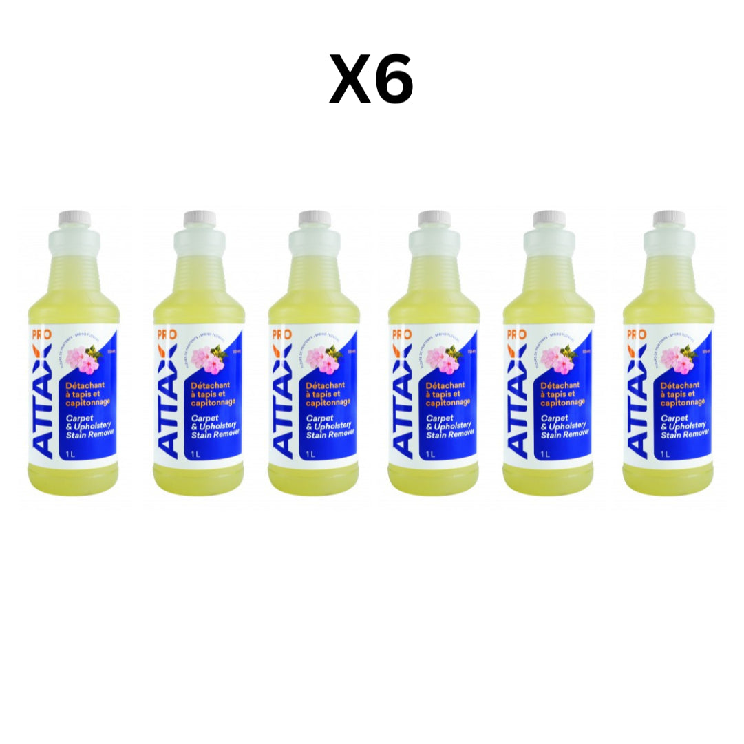 Attax Pro Carpet And Upholstery Stain Remover (1 L) - Pack Of 6 image 0