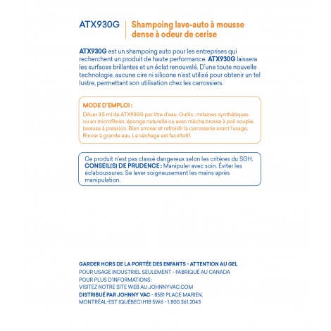 Attax Pro Car Wash Shampoo, Thick Foam (4 L), Attax Pro – Pack Of 4 image 1