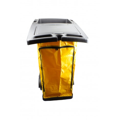 Janitor Cart With Front Casters & Non-Marking Rear Wheels image 1