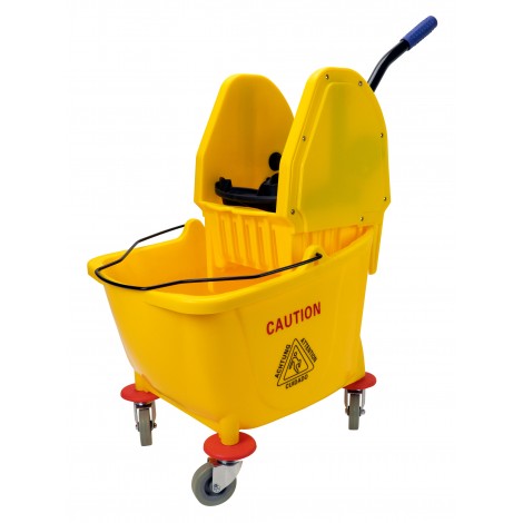 Downpress Wringer Bucket Combo – 9 GAL (36 L) – Yellow image 0