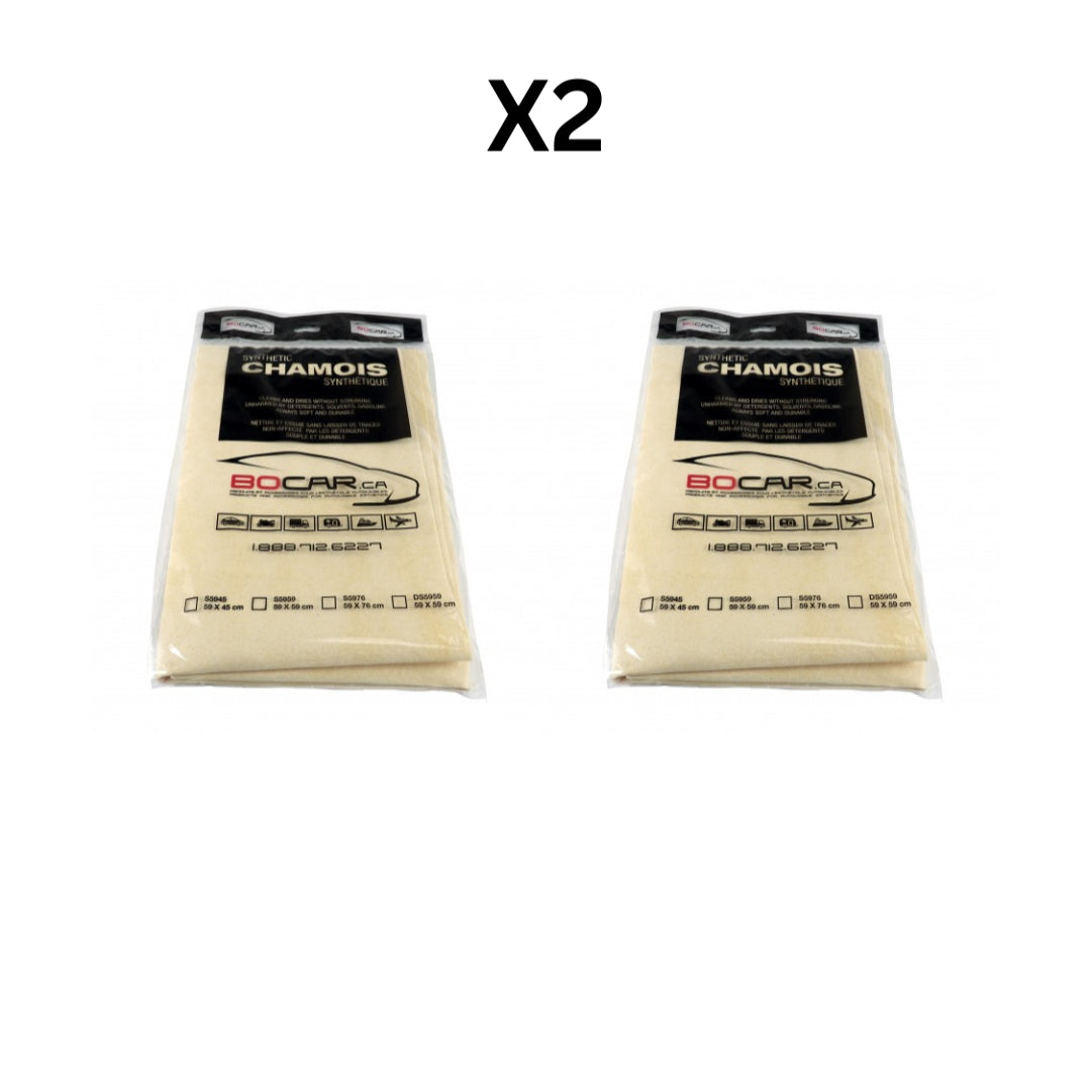 Chamois Synthetic Chamois Cloth (24" X 24") - Pack Of 2 image 0