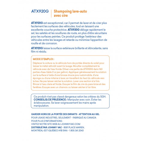 Attax Pro Car Wash & Wax Shampoo (4 L), Attax Pro – Pack Of 4 image 1