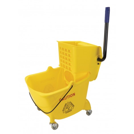 Side Press Wringer Bucket Combo – 6.8 GAL (26 L) – Yellow image 0