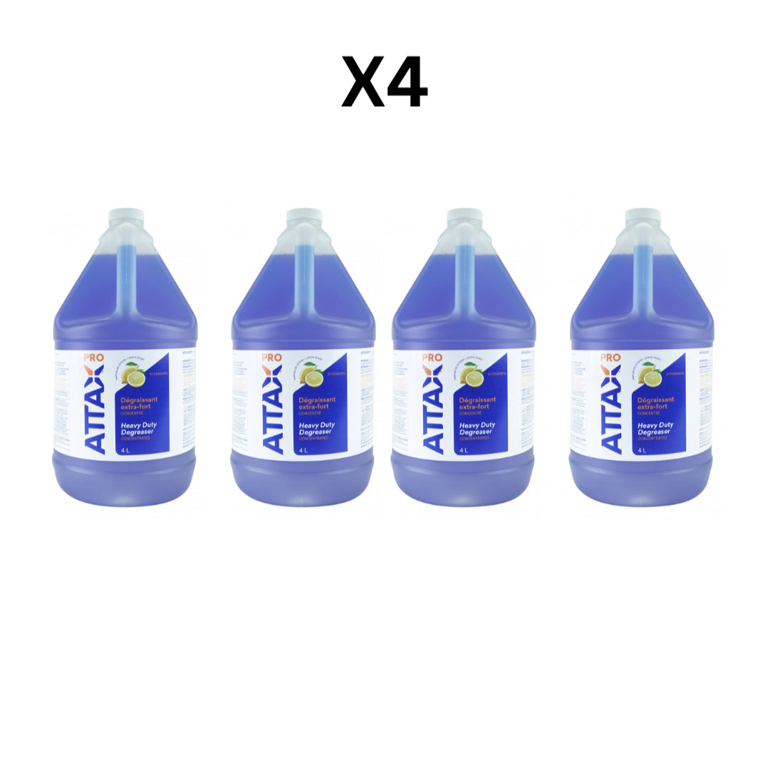 Attax Pro Heavy Duty Degreaser (Concentrated) (4 L) - Pack Of 4 image 0