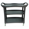 Service / Utility Cart – 3 Shelves – 4 Swivel Casters image 0