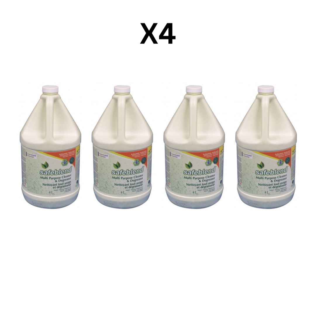 Safeblend Concentrated Cleaner And Degreaser - Pack Of 4 image 0