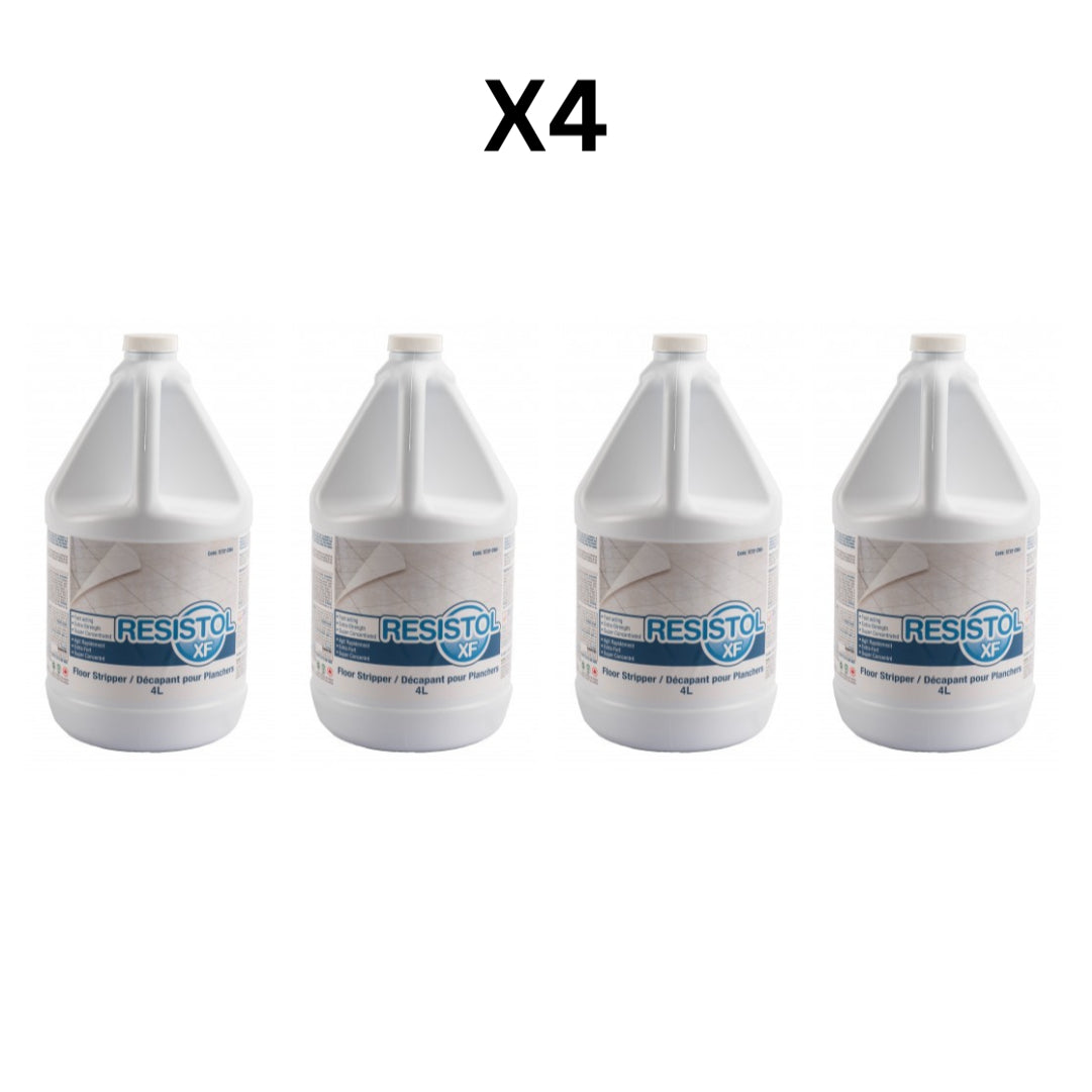 Resistol XF Floor Stripper, Super Concentrated (1.06 GAL) - Pack Of 4 image 0