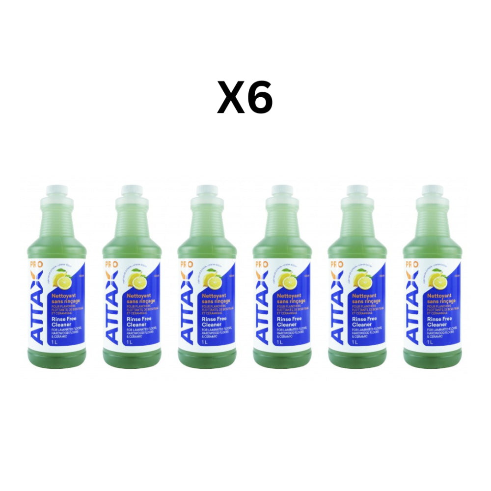 Attax Pro Rinse-Free Cleaner - For Laminated, Hardwood And Ceramic - Pack Of 6 image 0