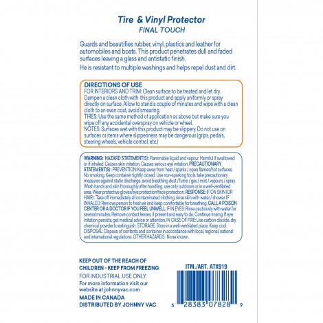 Attax Pro Tire And Vinyl Protector, Antistatic (33.8 OZ) - Pack Of 4 image 2