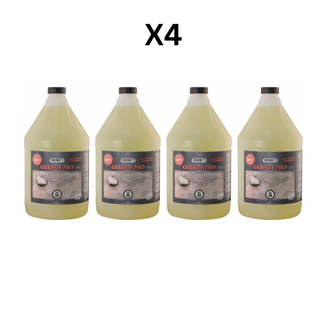 Brab Ceramic And Grout Cleaner (4 L), Ceramax - Pack Of 4 image 0