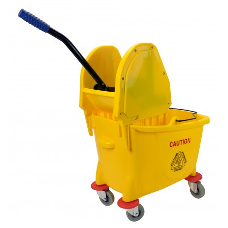 Downpress Wringer Bucket Combo – 9 GAL (36 L) – Yellow image 1