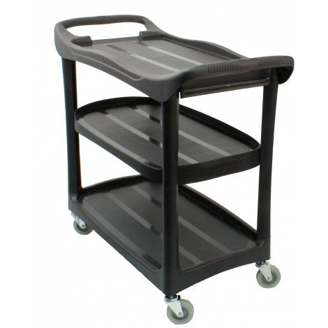 Service / Utility Cart – 3 Shelves – 4 Swivel Casters image 1