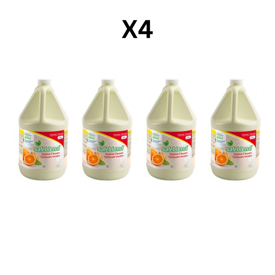 Safeblend Concentrated Neutral Cleaner (4 L) - Pack Of 4 image 0