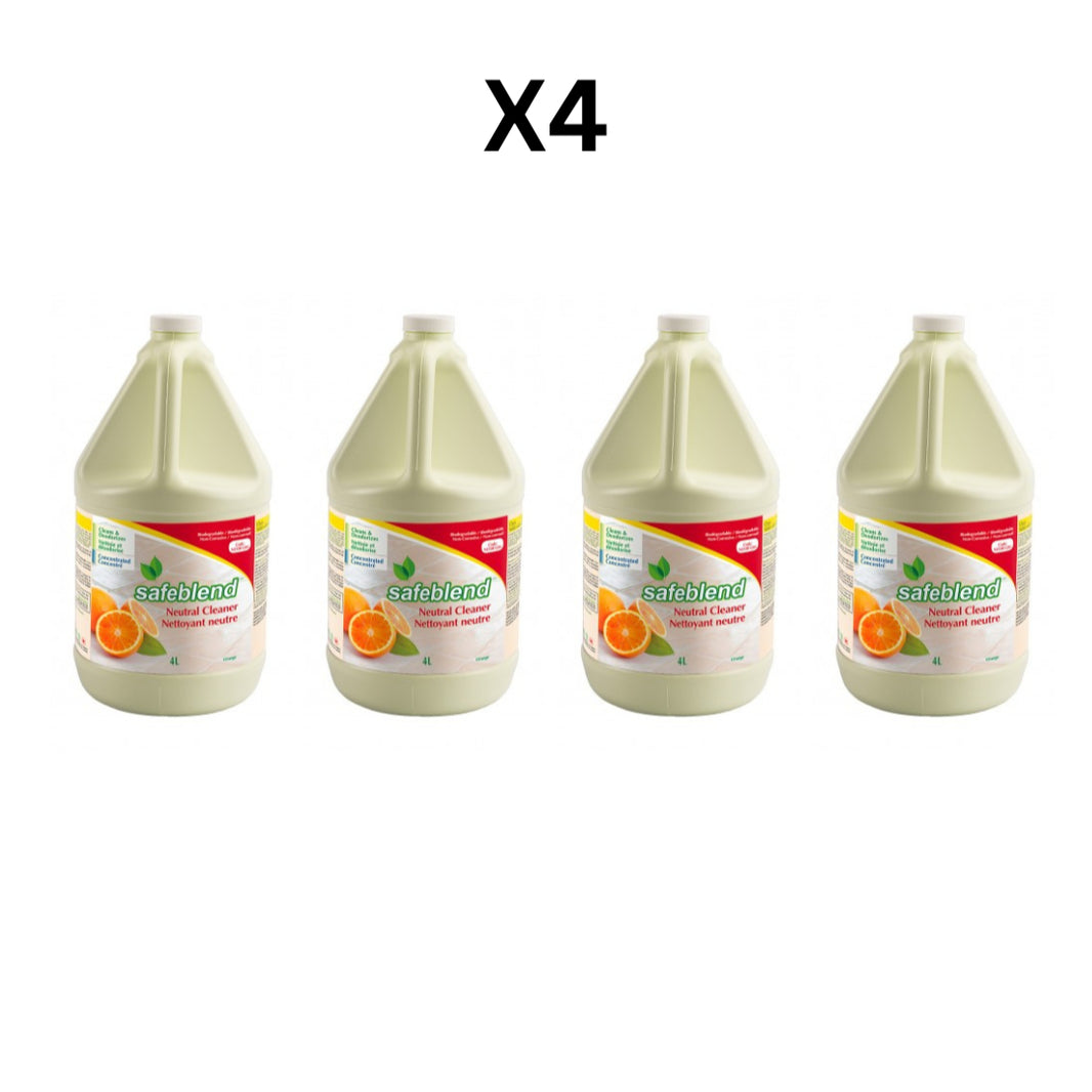 Safeblend Concentrated Neutral Cleaner (4 L) - Pack Of 4 image 0
