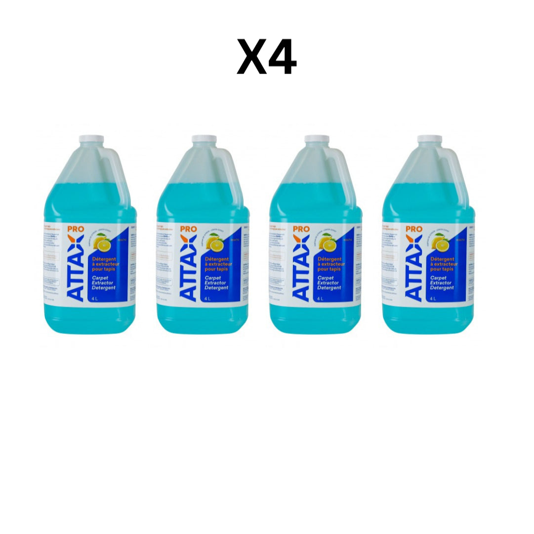 Attax Pro Carpet Extractor Detergent (4 L) – Pack Of 4 image 0