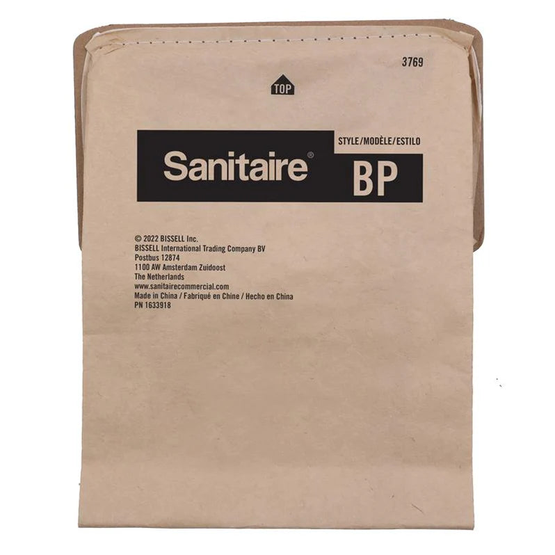 Sanitaire BP Style Paper Bag For SC580 Backpack Vacuum - Pack Of 5 image 0