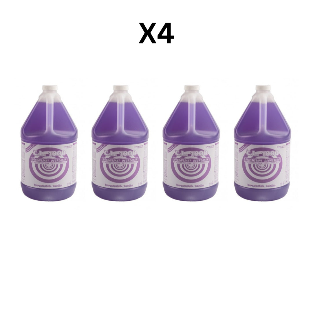 CL1000 Heavy Duty Concentrated Degreaser & Multi-Purpose Cleaner - Pack Of 4 image 0