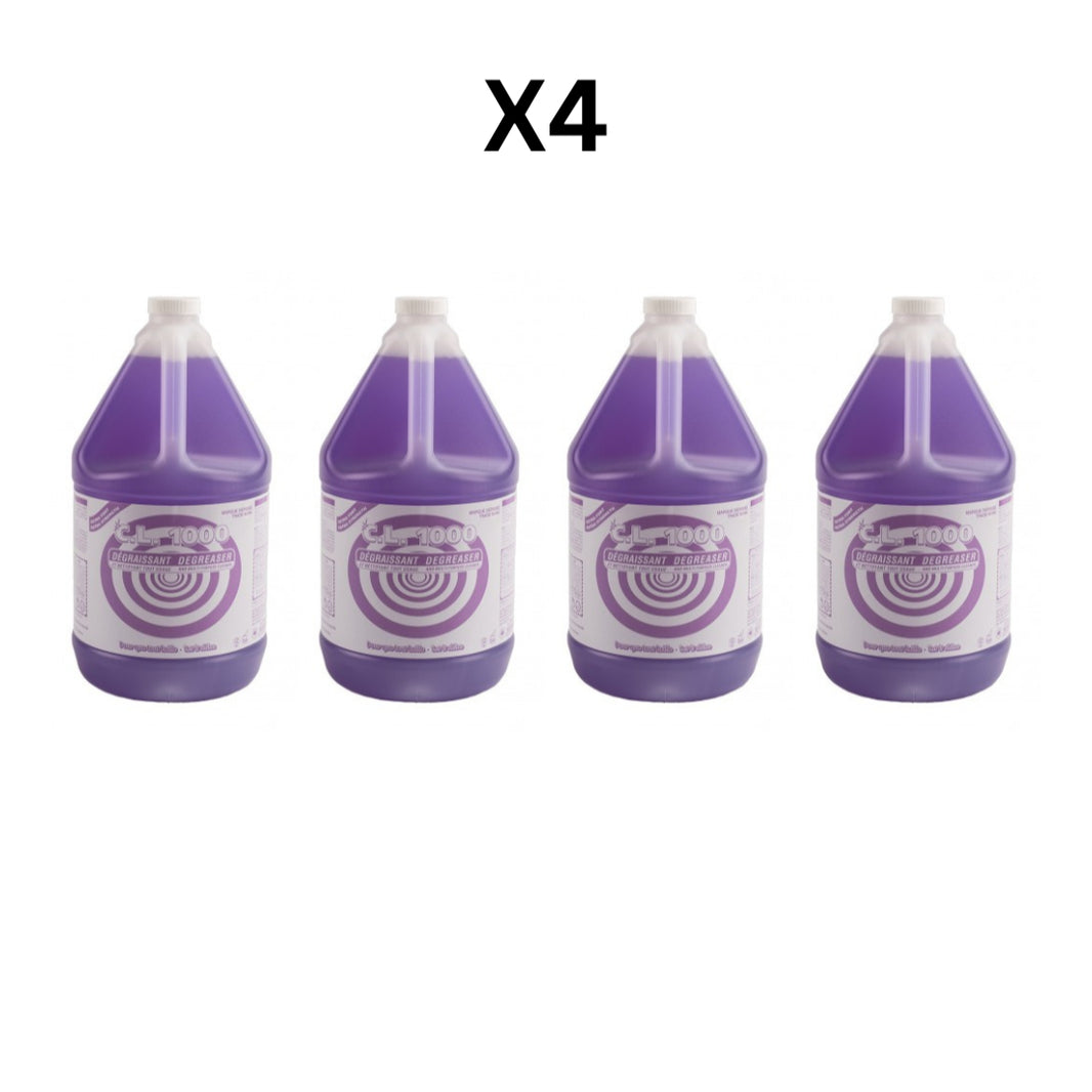 CL1000 Heavy Duty Concentrated Degreaser & Multi-Purpose Cleaner - Pack Of 4 image 0