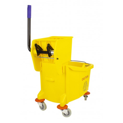 Side Press Wringer Bucket Combo – 8.5 GAL (32 L) – Yellow image 1