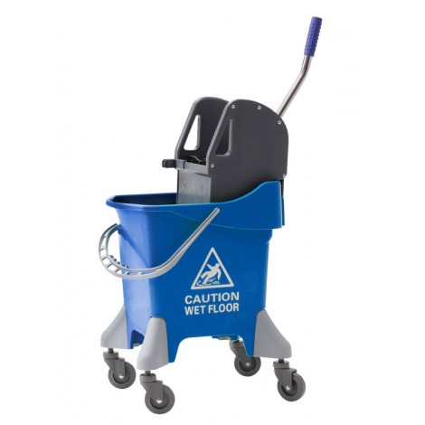 Deluxe Side Press Wringer Bucket Combo – 8 GAL (31 L) – Blue image 0
