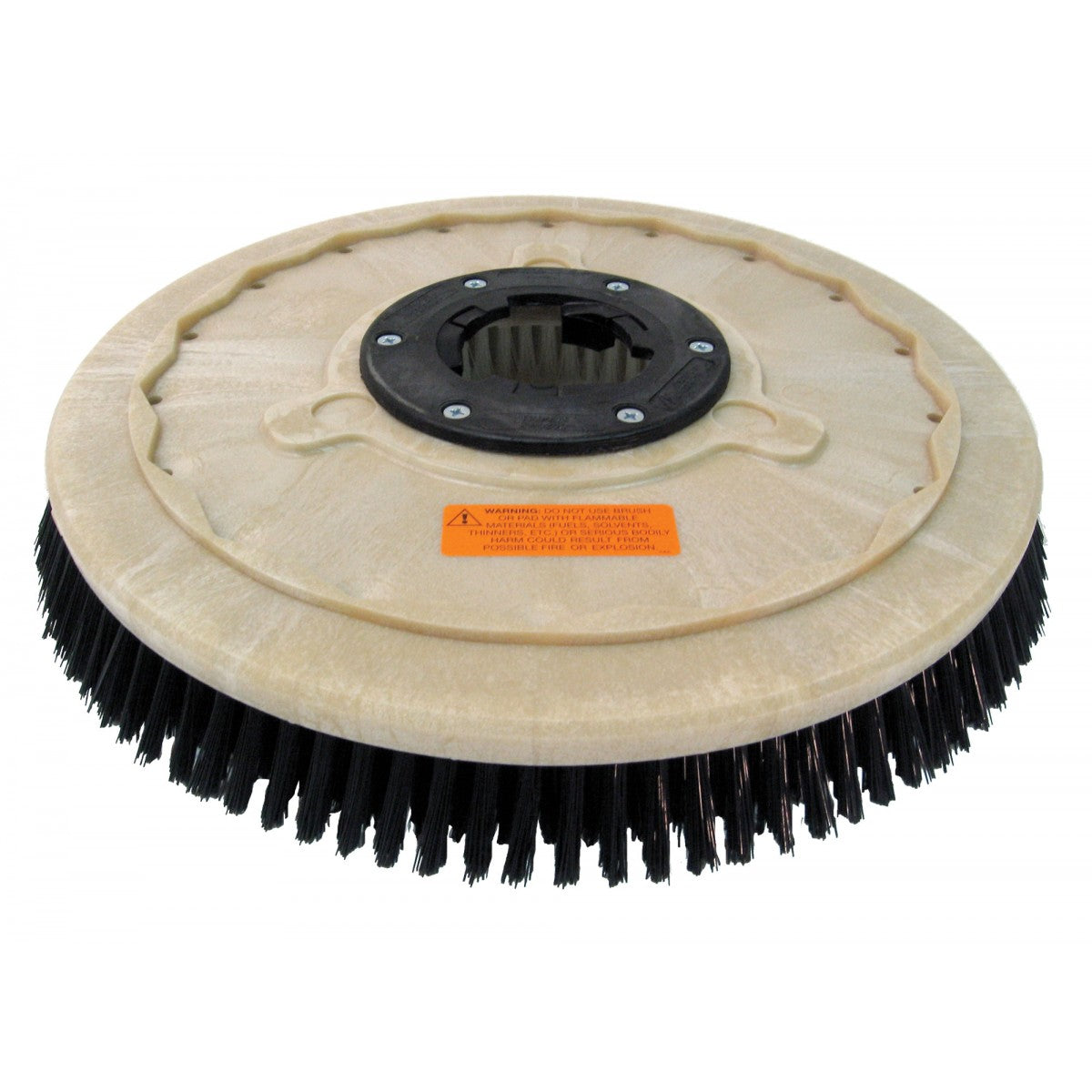 Johnny Vac 18" Rigid Polyester Brush With Clutch Plate For JV20 Floor Polishers image 0