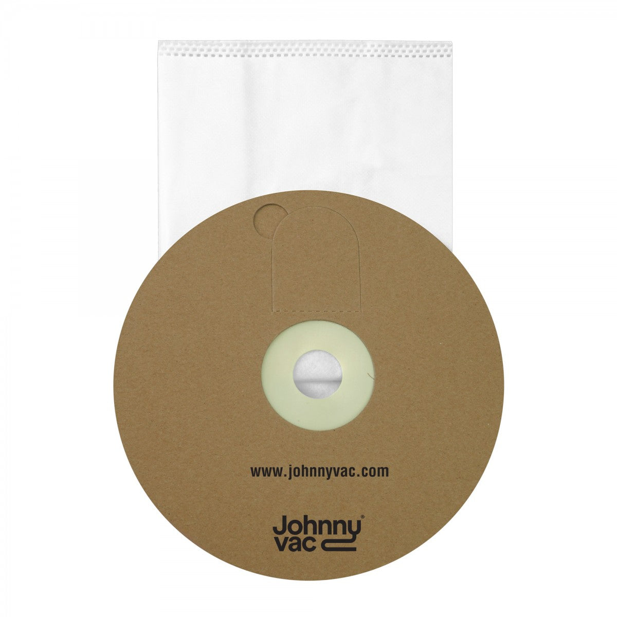 Johnny Vac Round Microfilter HEPA Vacuum Bag For JVT1 And Ghibli - 5 Bags image 0