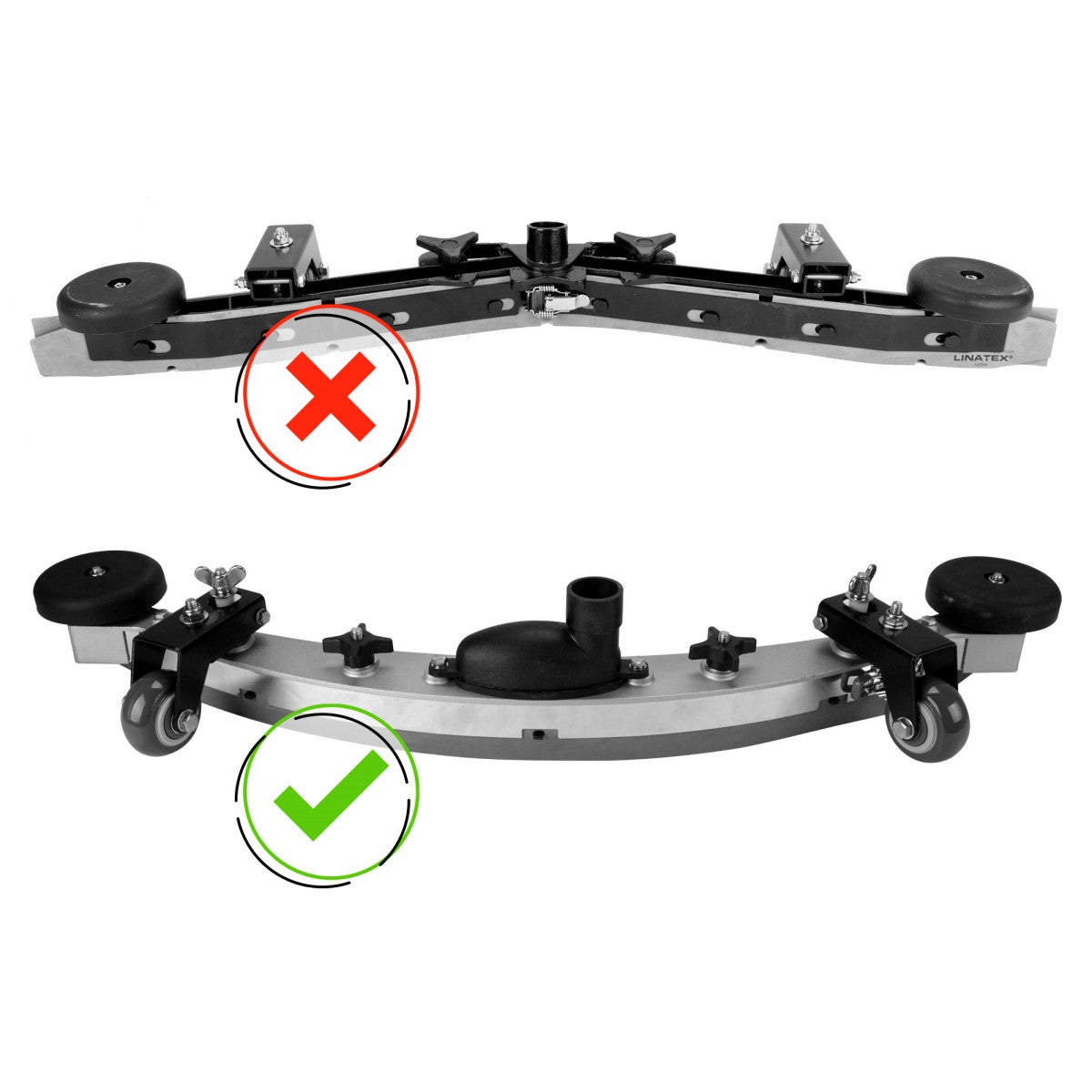 Johnny Vac Front Replacement Rubber Squeegee Blade For JVC Scrubbers image 1