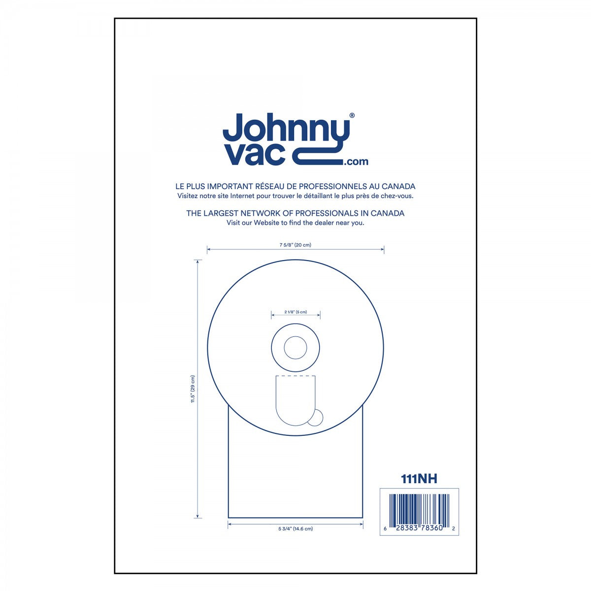 Johnny Vac Round Microfilter HEPA Vacuum Bag For JVT1 And Ghibli - 5 Bags image 3