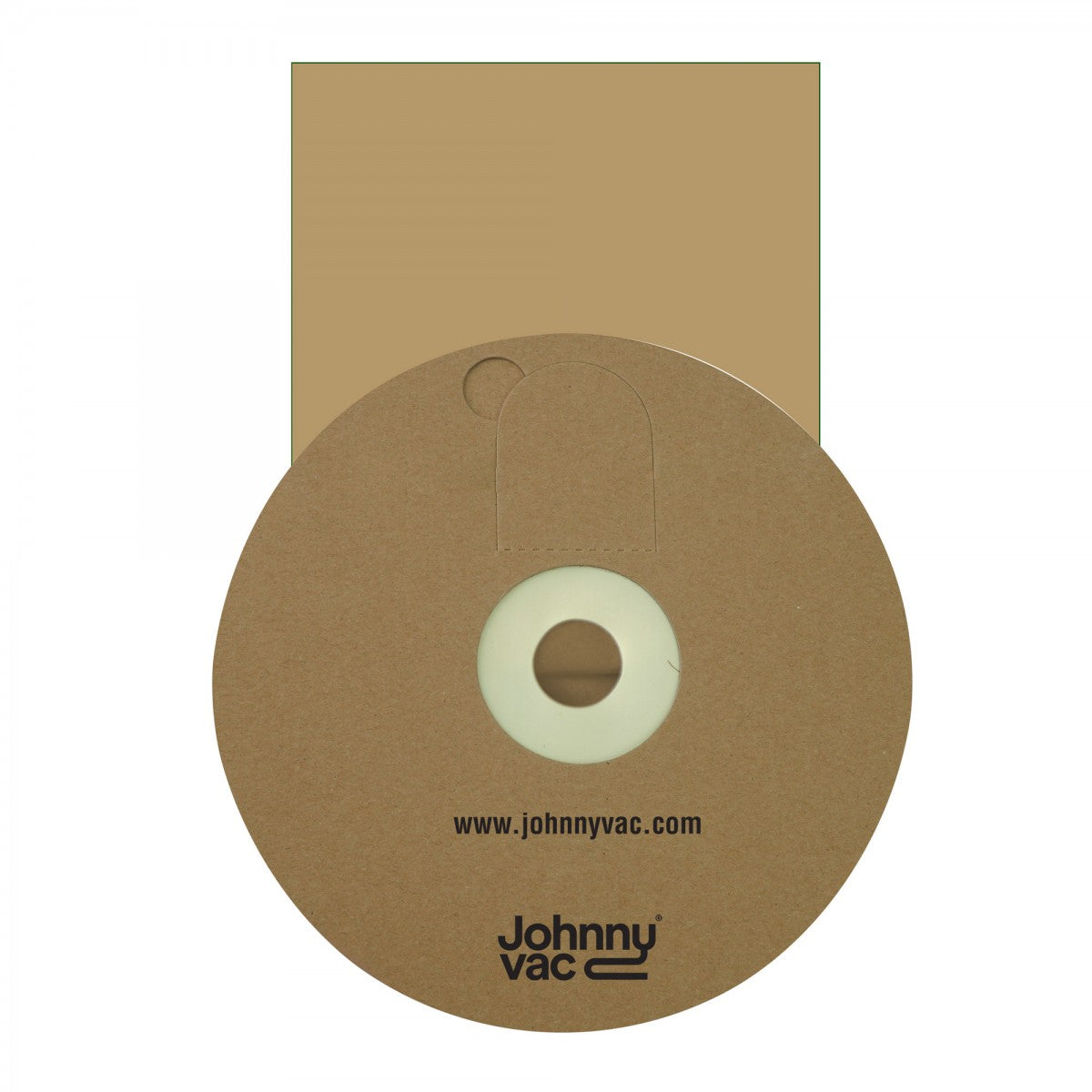 Johnny Vac Round Paper Vacuum Bag For JVT1 And Ghibli - 5 Bags image 1