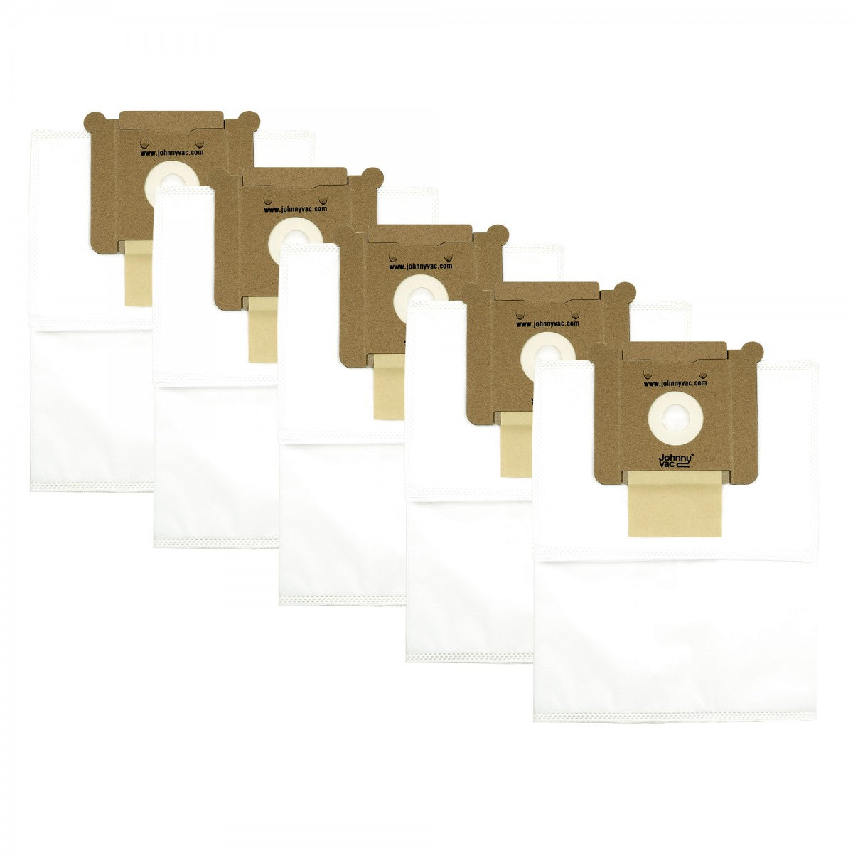 Johnny Vac HEPA Microfilter Bag For JV5 And AS5 Vacuums - 5 Bags image 1