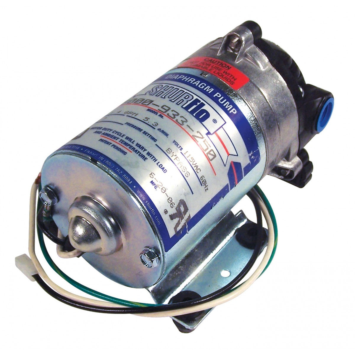 Shurflo Water Pump - Bypass - 60 PSI For EDIC ED403TR Extractor image 0