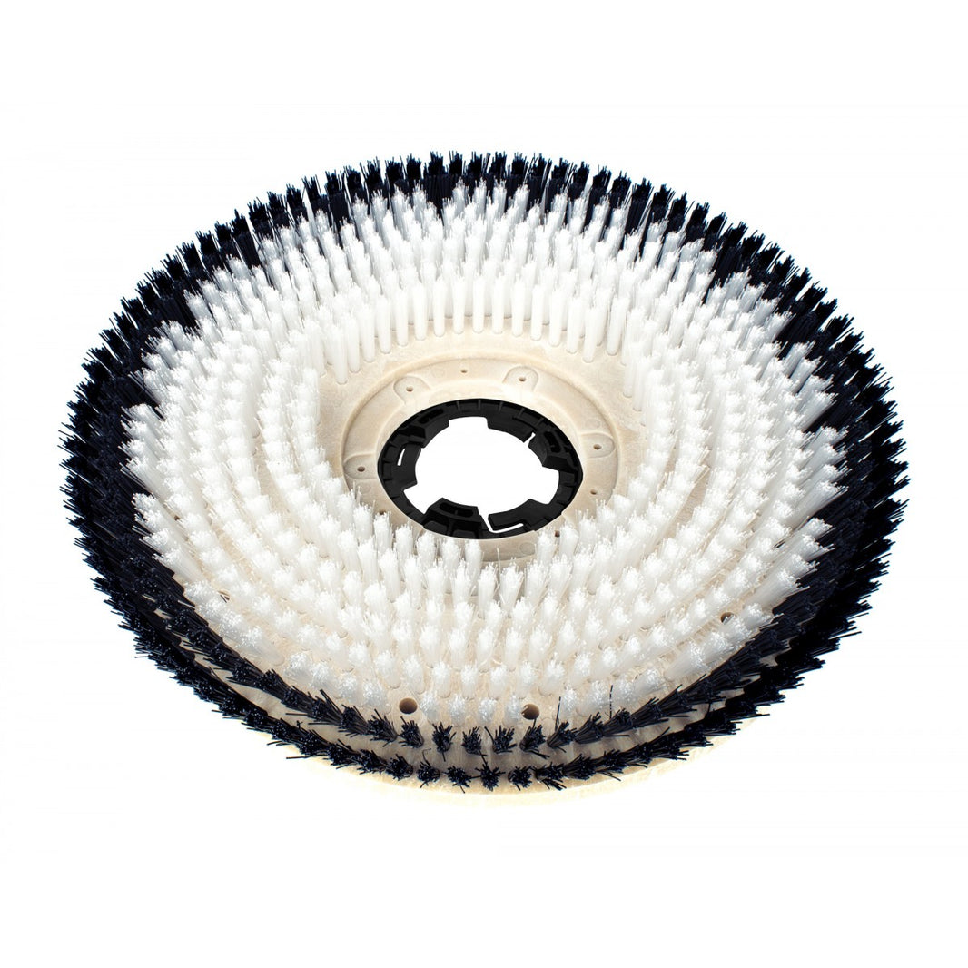 Johnny Vac 18" Rigid Polyester Brush With Clutch Plate For JV20 Floor Polishers image 1
