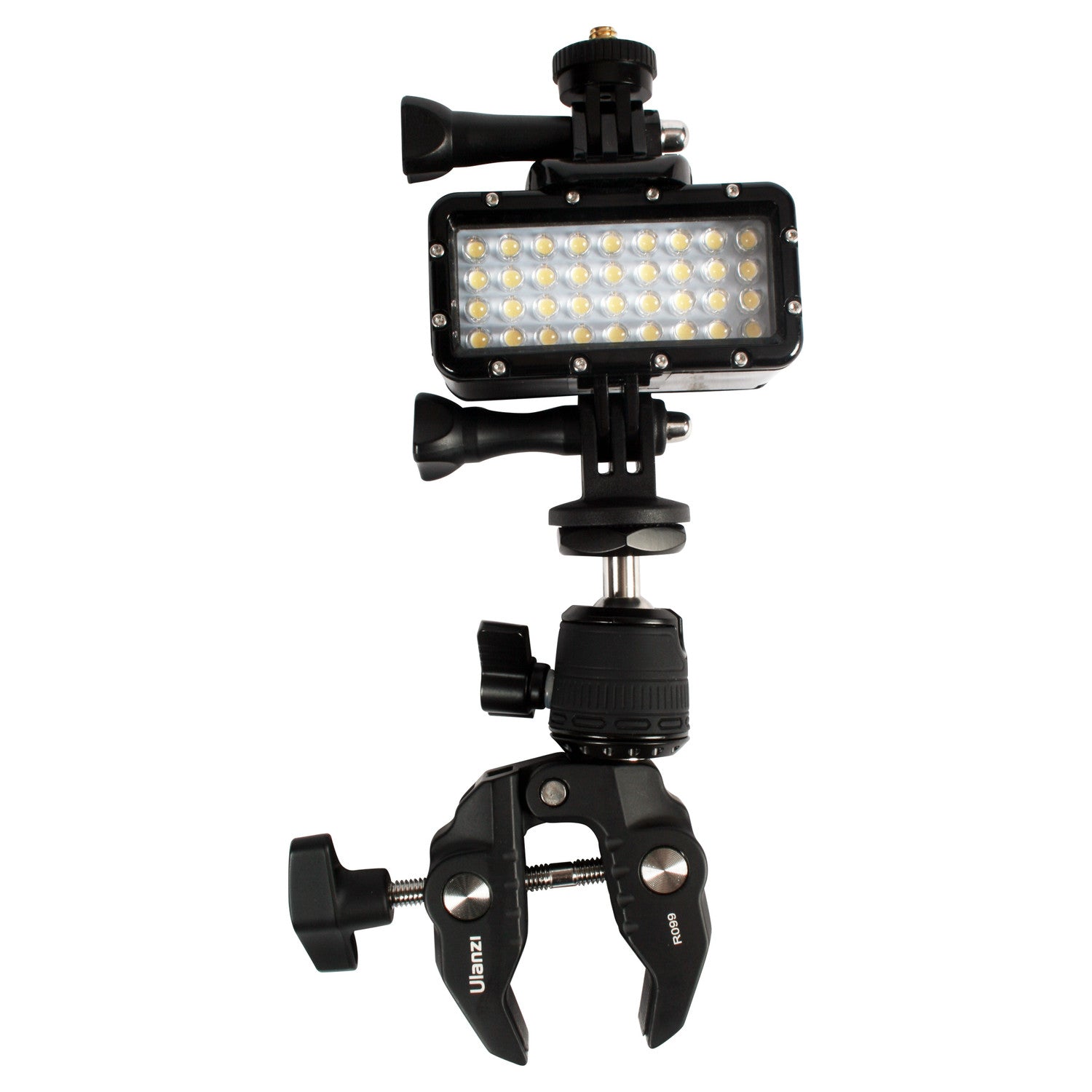 Centec 35 Foot High Reach Vacuum Attachment Kit with 3 Carbon Fiber Poles, Camera and Light