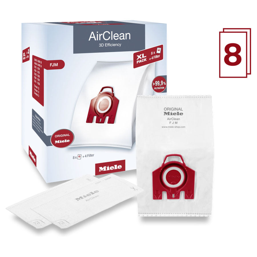 Miele AirClean 3D Efficiency FJM Dust Bags Value Pack