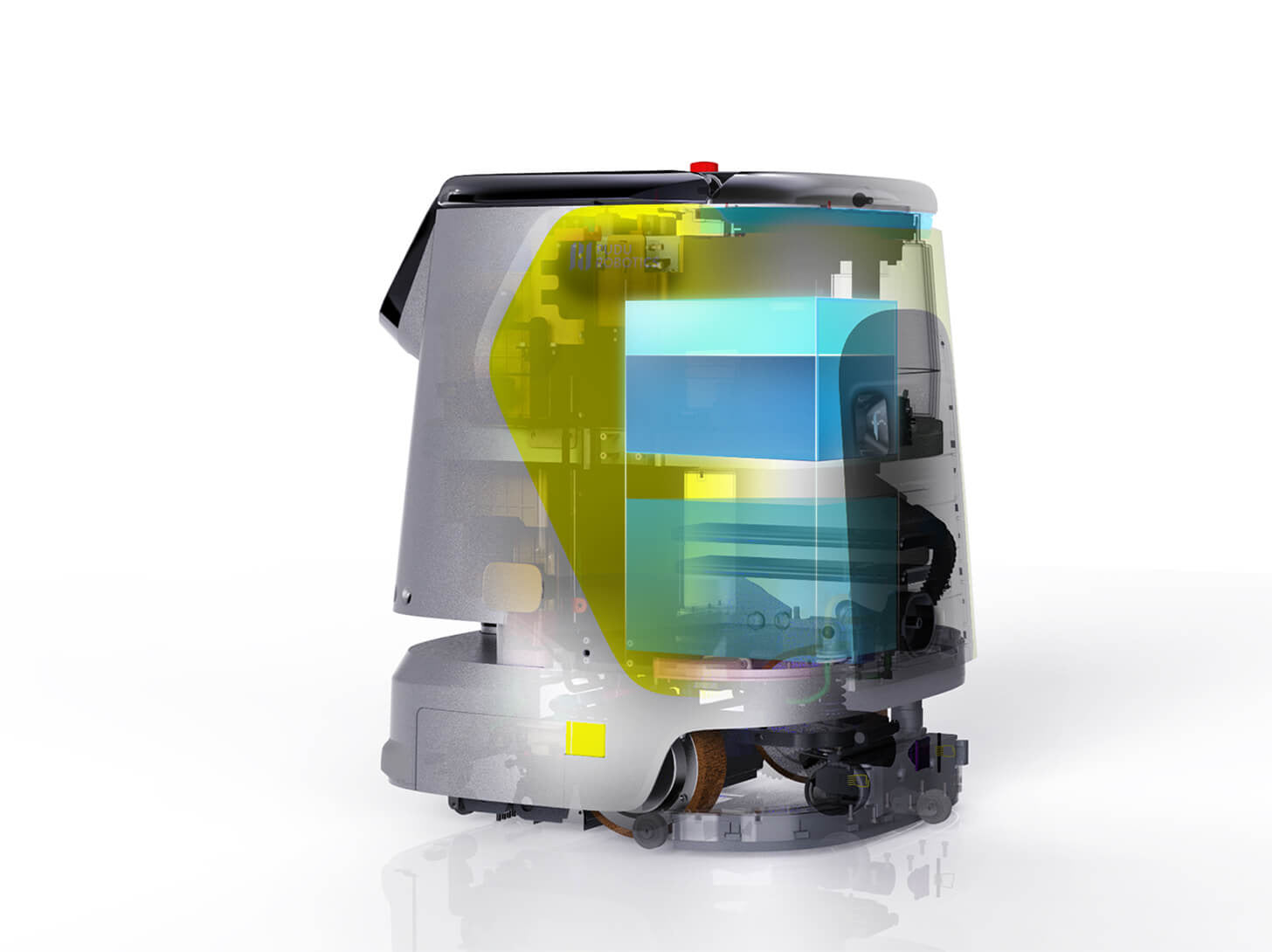 PUDU CC1 AI-Powered 4-in-1 Robotic Cleaner