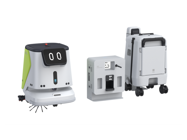 PUDU CC1 AI-Powered 4-in-1 Robotic Cleaner