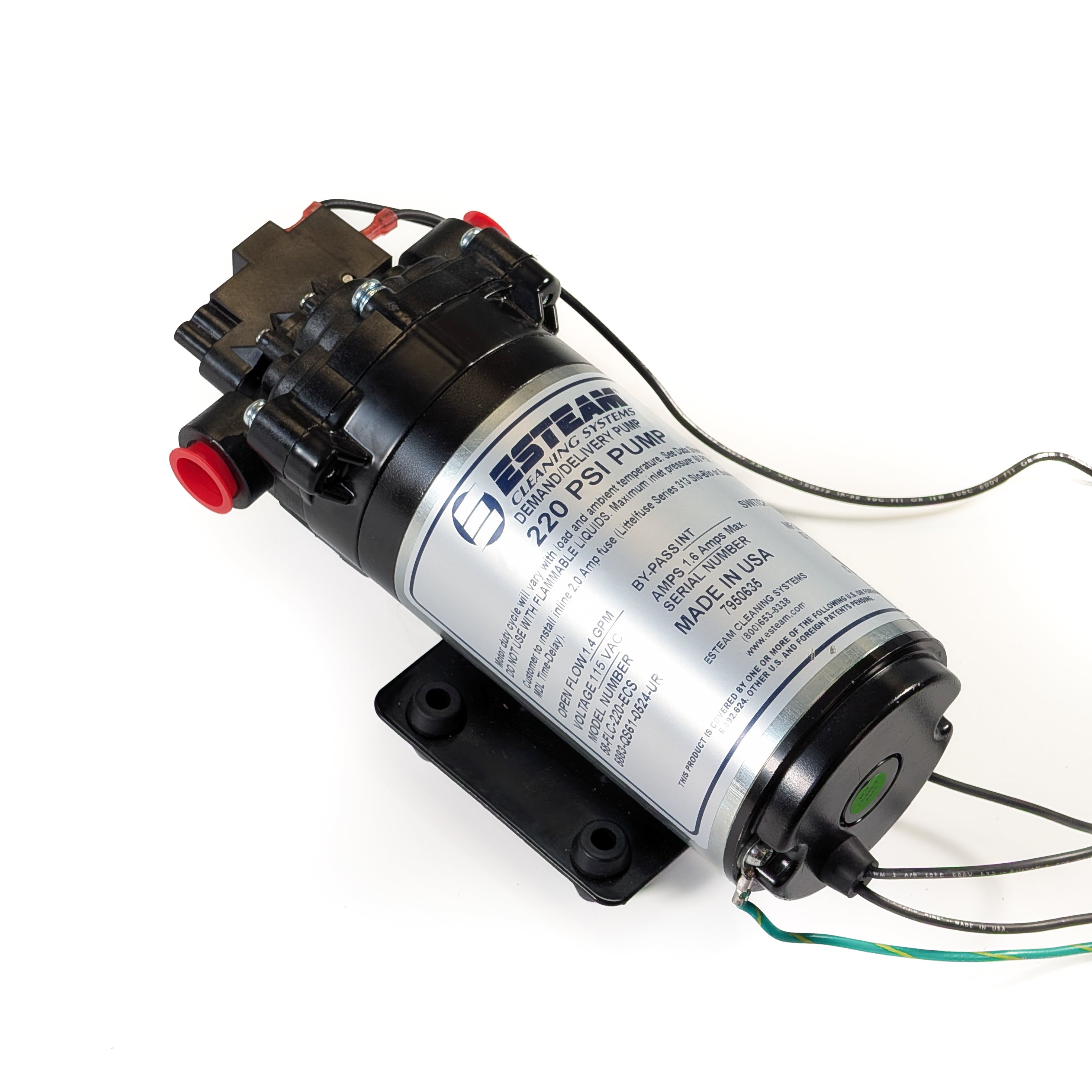 Esteam Pump 200 PSI | Superior Procare