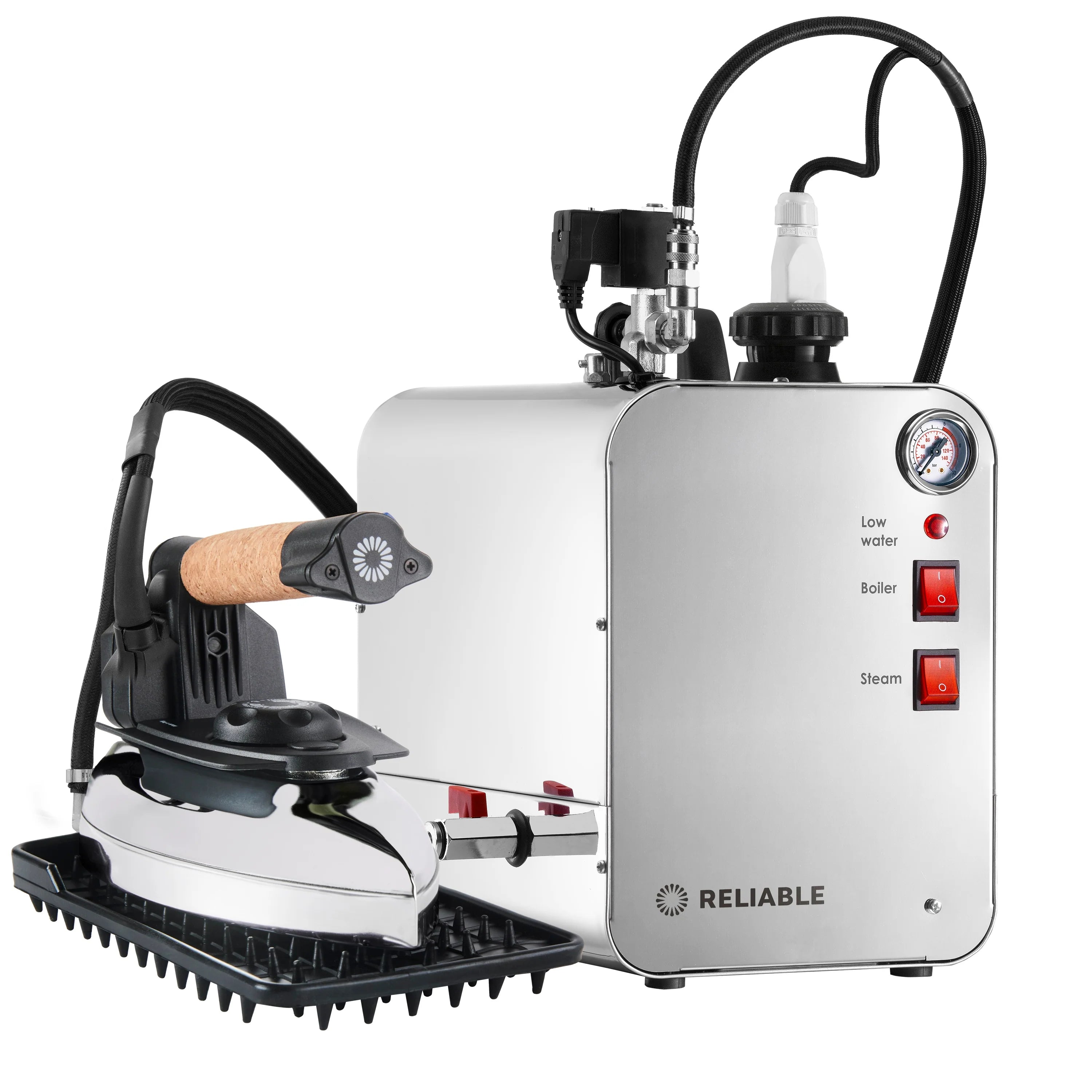 Reliable 4.5L Professional Steam Boiler with Steam Iron 7' Long Steam Hose