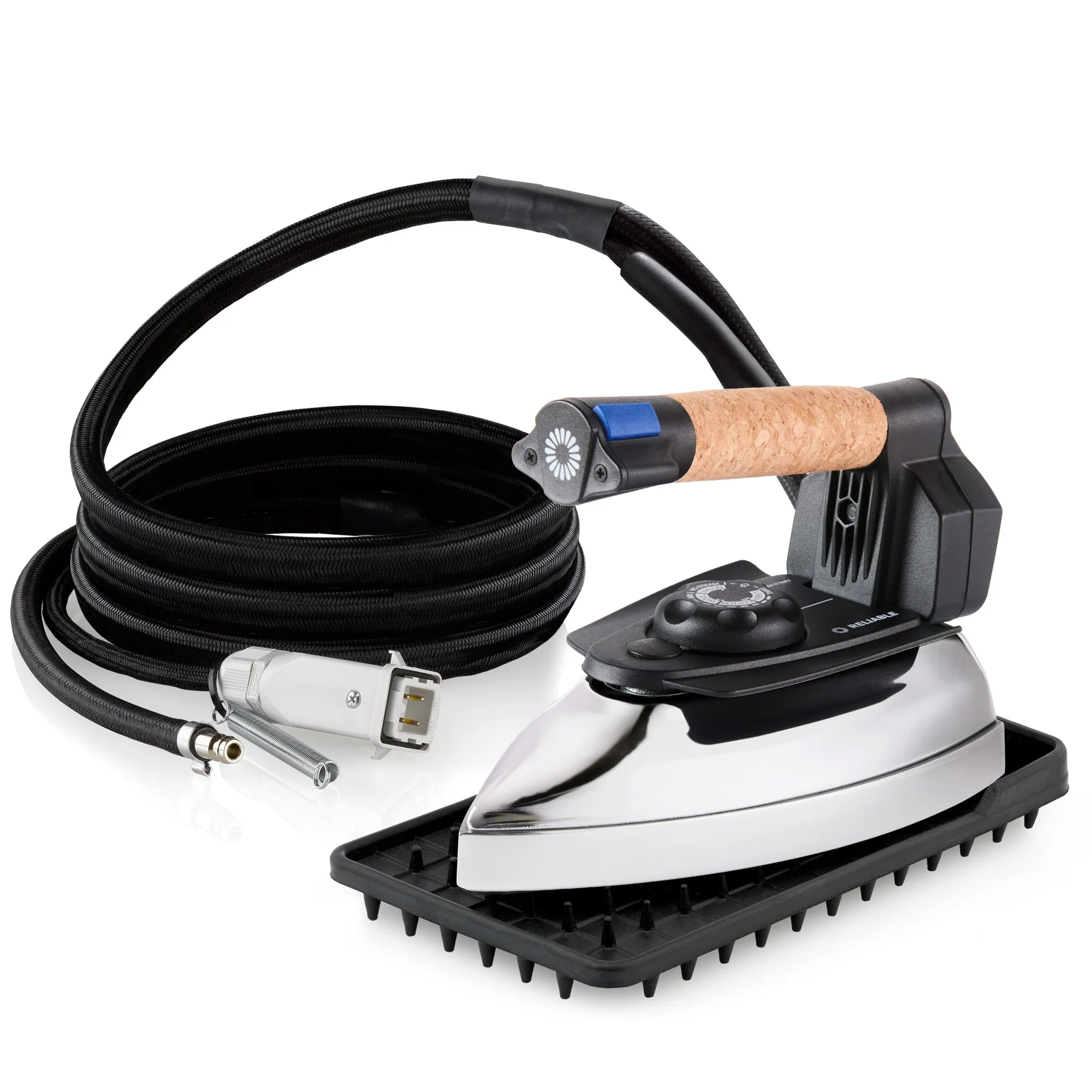 Reliable Professional Steam Iron 7' Long Steam Hose, 120V with ISO™ Steam Technology