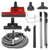 SEBO 30′ Premium Central Vacuum Kit - 15" Power Head