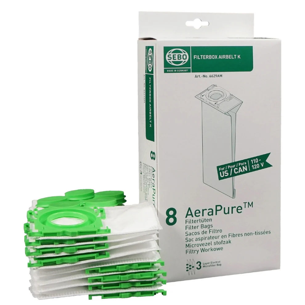 SEBO K-Series AeraPure™ Filter Bags