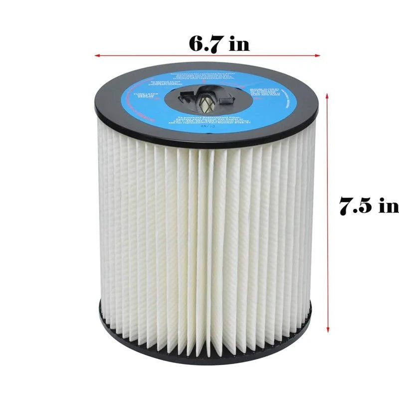 VacuFlo OEM  H-P 7″ Central Vacuum Filter (Original)