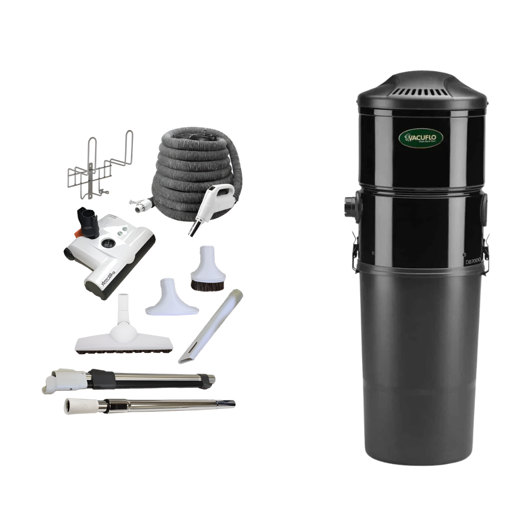 Vacuflo DB7000 Disposable Bag Central Vacuum Power Unit