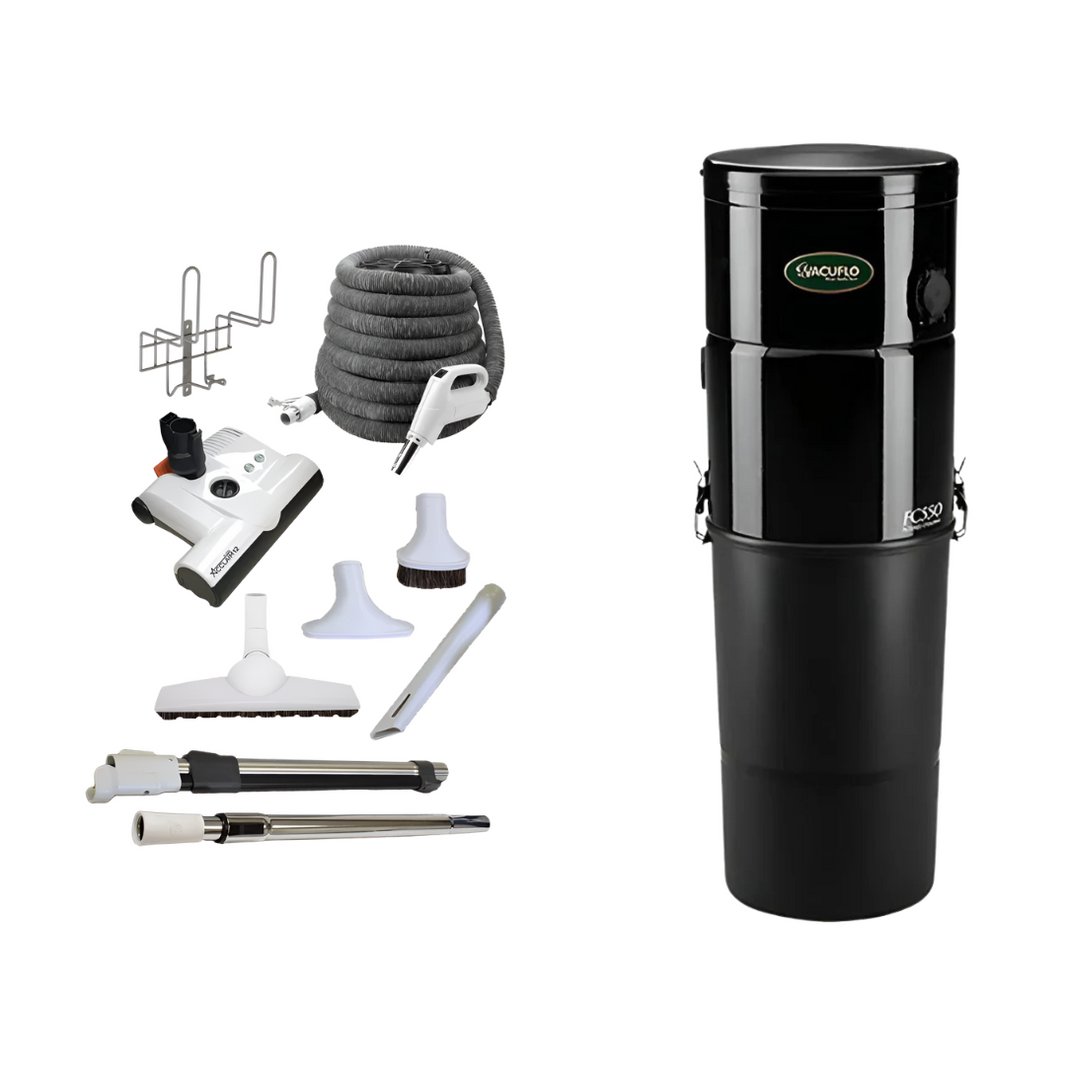 Vacuflo FC550 Filtered Cyclonic Central Vacuum Power Unit